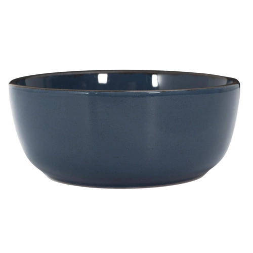 Zestaw obiadowy Temp nowoczesny niebieski komplet talerzy na 4 osoby do jadalni