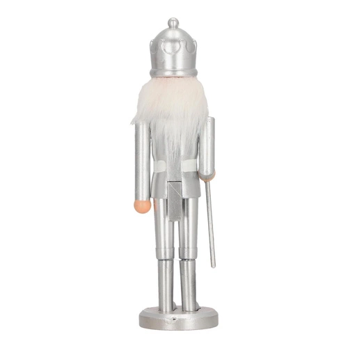 Dziadek do orzechów srebrny w koronie 28