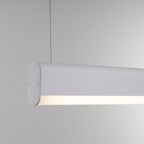 Lampa wisząca FARGE biała LED regulowana nad stół do jadalni nowoczesna 120 cm