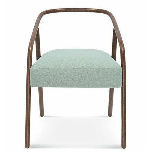 Krzesło tapicerowane do jadalni Plum FAMEG z podłokietnikami, drewno bukowe, personalizowane