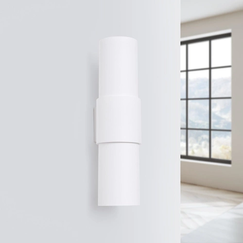 Kinkiet ścienny FLASH 2 biały nowoczesny stalowy regulowany do salonu i sypialni SOLLUX