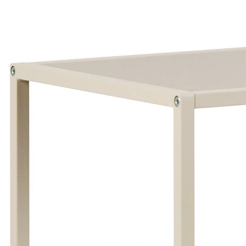 Regał loftowy Seaford V Actona beżowy na książki do salonu 114 cm