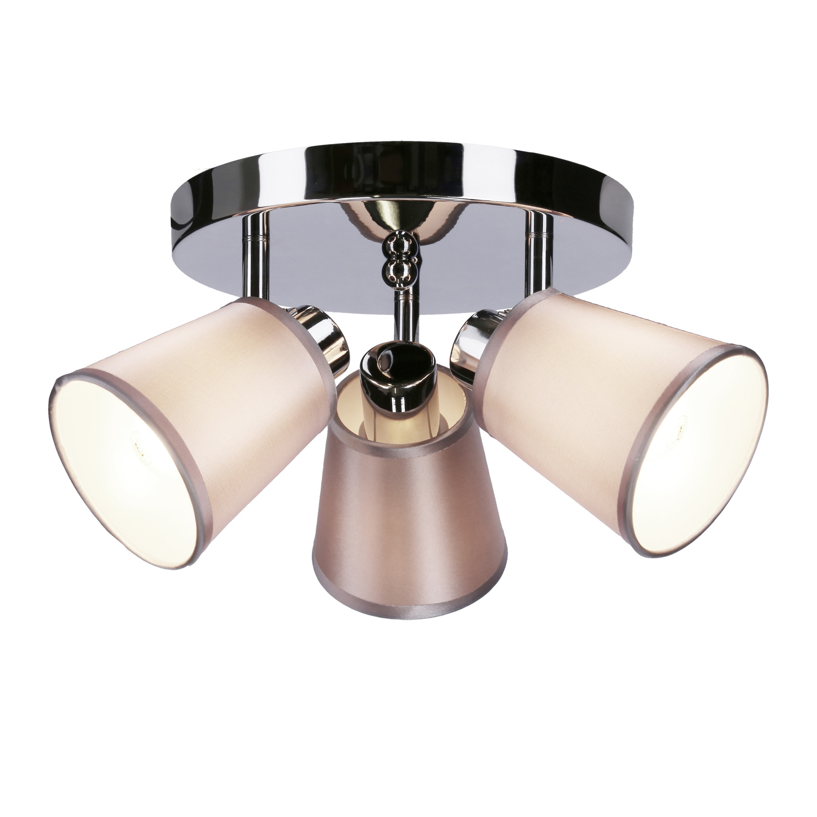Lampa sufitowa Pin plafon 3x40W E14 chrom