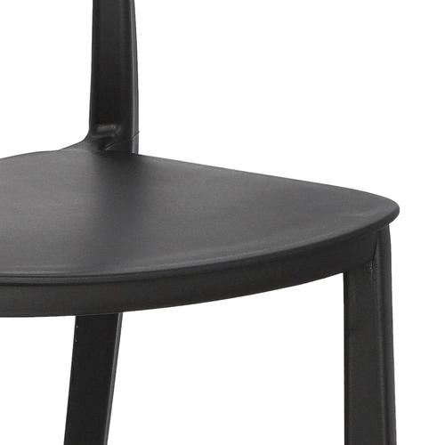 Zestaw 4 krzeseł Nopie black