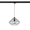 Lampa wisząca UMBERTO czarna E27 4000K  7,5W 690lm