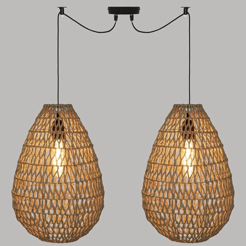 Lampa wisząca Etel 2 naturalna