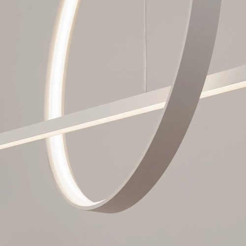 Nowoczesna lampa sufitowa LED GLAD biała regulowana do salonu kuchni lub nad stół Thoro