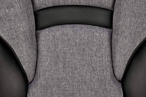 Fotel biurowy ergonomiczny Leiremy Intesi czarny szary obrotowy z podłokietnikami do biura