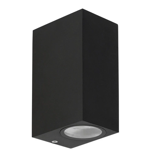 Kinkiet zewnętrzny Nerium lampa ogrodowa  elewacyjna kostka długa 92x15,2cm czarny 2x35W GU10 IP44