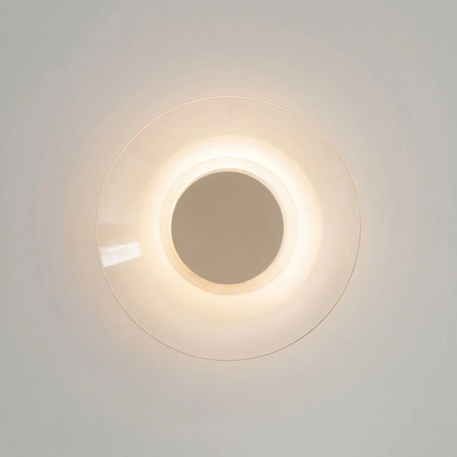 Kinkiet ścienny ASTRO LED taupe nowoczesny do salonu 28 cm
