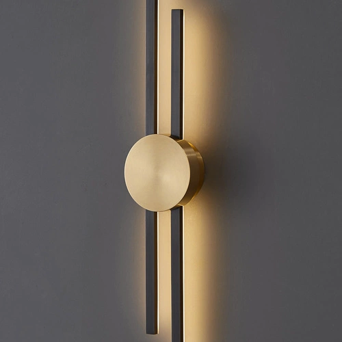 Kinkiet ścienny LED CENTRO czarny nowoczesny do salonu i sypialni 92 cm Step into Design