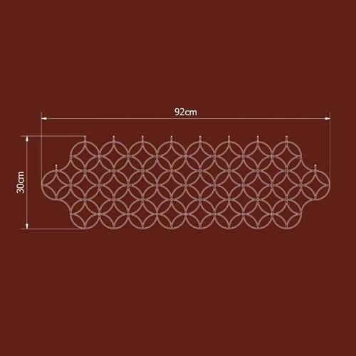 Wieszak ścienny metalowy Holo L POLYHEDRA czarny nowoczesny do przedpokoju lub garderoby