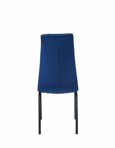 Krzesło Ezara Velvet niebieskie