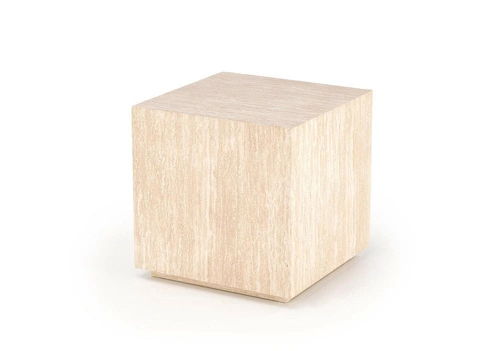 Stolik kawowy Travertino kwadratowy 45x45 cm nowoczesny skandynawski do salonu Intesi