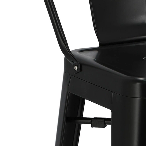 Hoker Paris 2 Back 75cm. czarny insp.Tolix