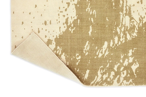 Dywan do salonu boho bawełniany Enigmatic Sahara Awakening 250x350 cm ręcznie tkany beżowy