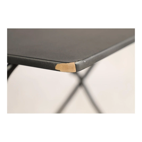 Stół składany czteroosobowy czarny        outlet