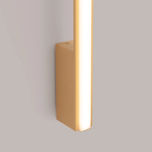 Kinkiet ścienny LED LAGOM 90 złoty nowoczesny aluminium do salonu i sypialni Thoro