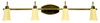 Lampa sufitowa Kroton listwa 4x40W G9  patyna