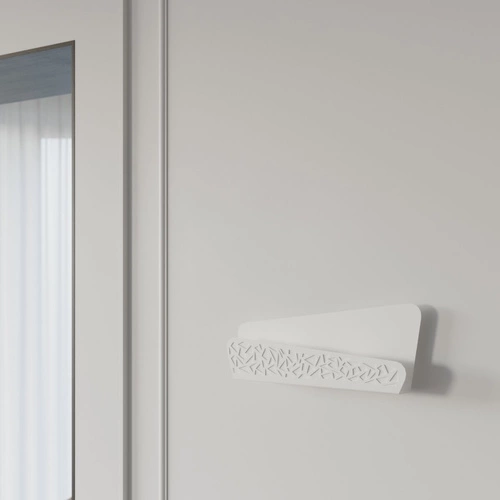 Kinkiet ścienny ALIZA biały nowoczesny do sypialni i salonu Sollux Lighting 40 cm