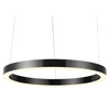 Lampa wisząca LED CIRCLE 120 nowoczesna czarna do salonu i nad wyspę 120 cm