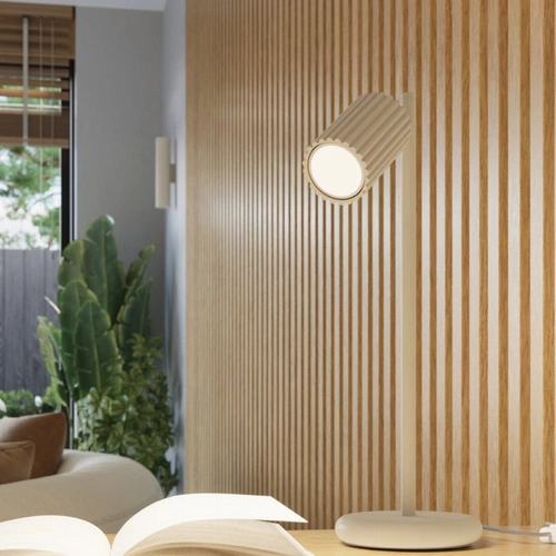 Plafon sufitowy KARBON 3L beżowy do salonu i sypialni minimalistyczny ruchomy glamour