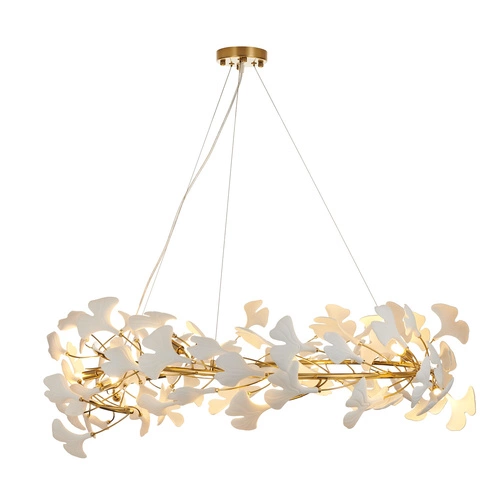 Lampa wisząca BOTANIKA złoto biała 100 cm