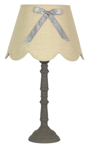 Lampa stołowa Vibu 1x60W E27 len