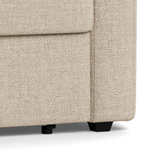 Sofa z funkcją spania Fleury beżowa dwuosobowa do salonu Actona