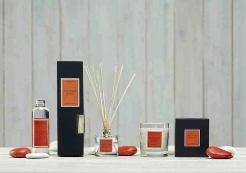 Dyfuzor zapachowy Santiago Reed 100ml mango szkło rattan do salonu i łazienki