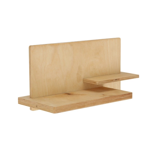 Kinkiet ścienny LED Hostel nowoczesny drewniany z półką do sypialni salonu 31,5 cm CANDELLUX