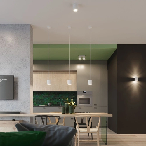 Kinkiet ścienny ORBIS 1 biały nowoczesny aluminiowy do sypialni i salonu Sollux Lighting