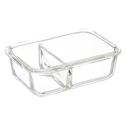 Szklany pojemnik na lunch z przegródką    1,1l