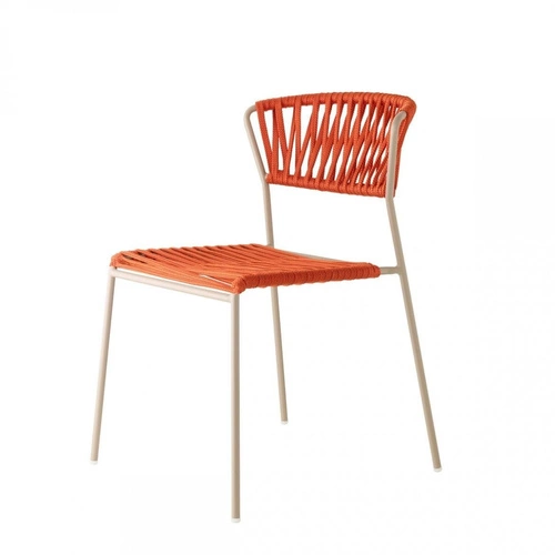 Krzesło Lisa Filo szaro-pomarańczowe