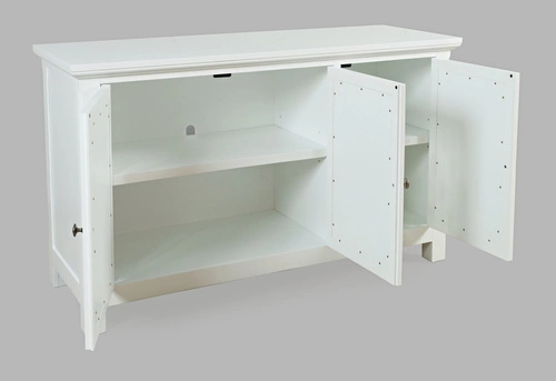 Komoda lacet 3 drzwi, biała