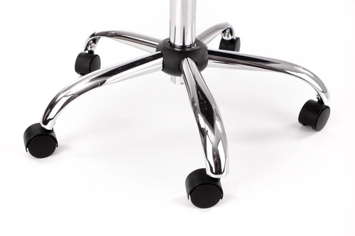 Fotel biurowy ergonomiczny Vegant szary welurowy obrotowy z regulacją wysokości do biura