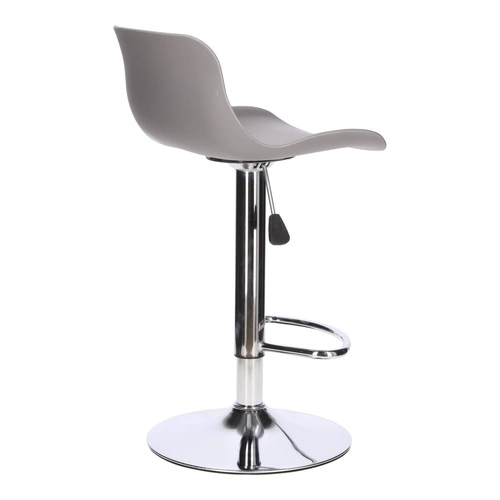 Stołek barowy Inge szary/ chrom outlet