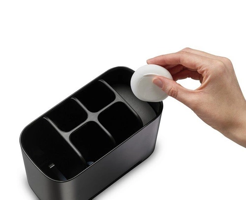 Joseph Joseph EasyStore czarny organizer na szczoteczki do zębów do łazienki, duży, nowoczesny