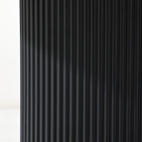 Stół do jadalni Maxim czarny owalny nowoczesny na jednej nodze 120x70 cm Intesi