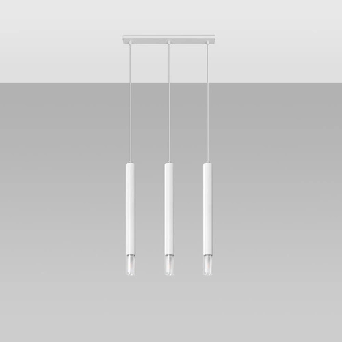Lampa wisząca WEZYR 3 biała