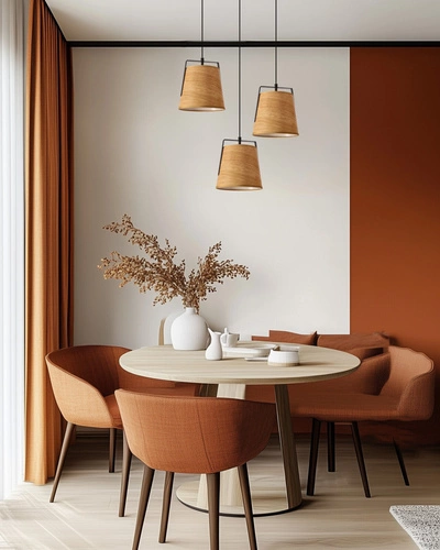 Lampa wisząca Milbury czarna z żółtym abażurem do salonu nowoczesna 20 cm