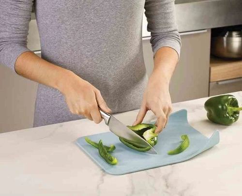 Joseph Joseph Nest Chop nowoczesny zestaw 3 plastikowych desek do krojenia do kuchni