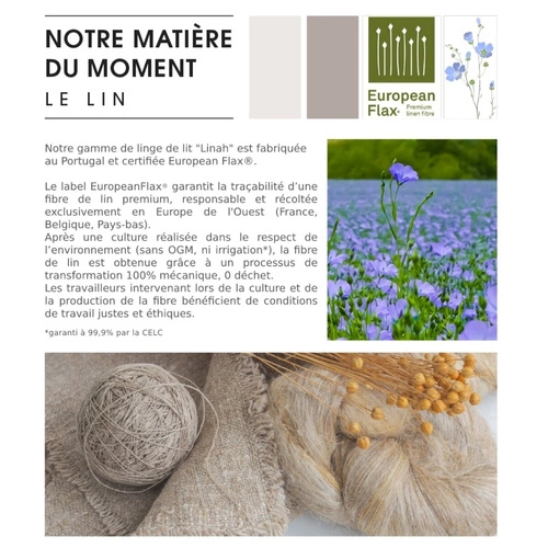 Poszewka na poduszkę 50 x 70 cm 100% len biała