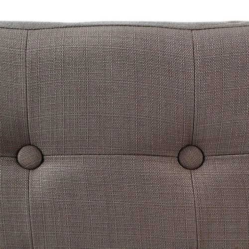 Pufa Lysandre szara welurowa prostokątna ze schowkiem do salonu i przedpokoju 76x38 cm Atmosphera