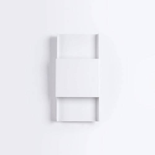 Kinkiet ścienny DURLIN biały nowoczesny stalowy do salonu i sypialni SOLLUX LIGHTING 40 cm