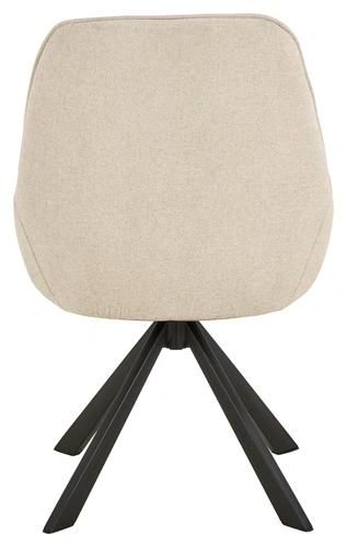 Krzesło Carlton obrotowe beżowe tapicerowane do jadalni Actona