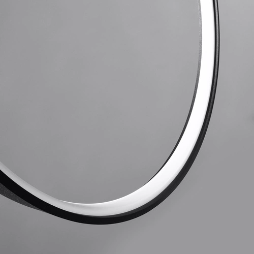 Lampa wisząca LED Rio 55 czarna nowoczesna do salonu, jadalni lub nad wyspę