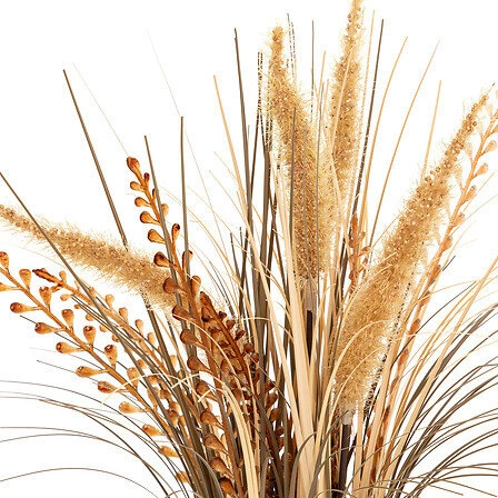 Sztuczne zboża James 35 cm żółte boho dekoracyjne do wazonu do salonu Atmosphera