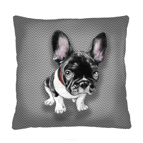 CHESTER poduszka dekoracyjna welurowa antyalergiczna do salonu lub sypialni 40x40 cm