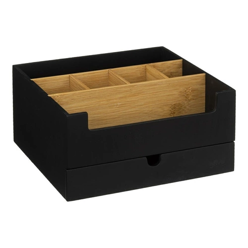 Zestaw akcesoriów łazienkowych Natureo czarny